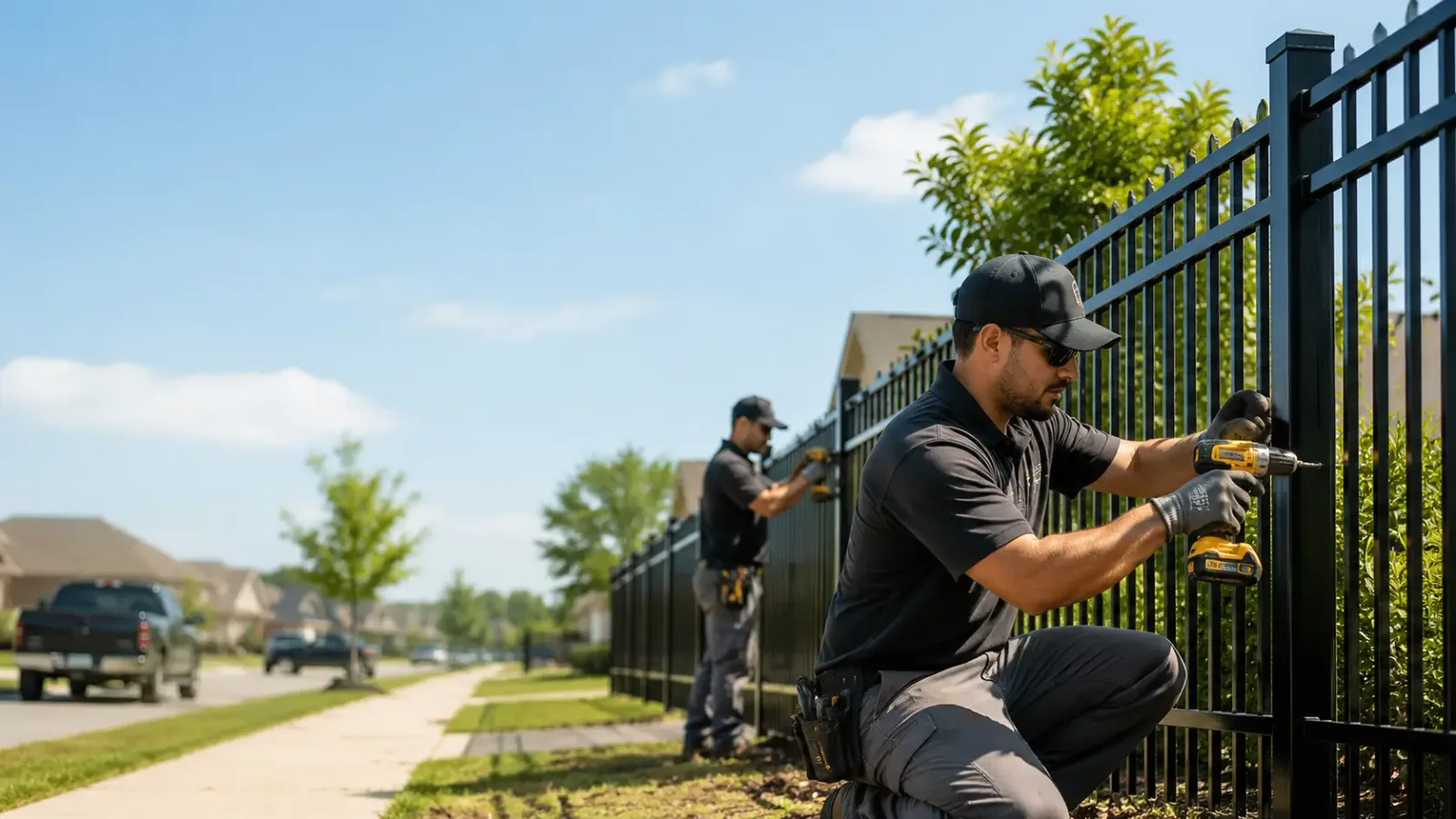 Metal Fence Installation in Pottsville, TX